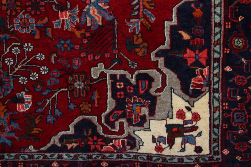 Handknuten Persisk Matta 120x157 cm Kelim - Röd/Mörkblå - Textil & mattor - Matta - Orientalisk matta - Persisk matta