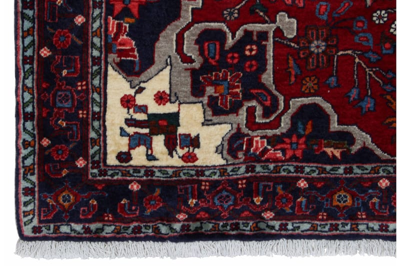 Handknuten Persisk Matta 120x157 cm Kelim - Röd/Mörkblå - Textil & mattor - Matta - Orientalisk matta - Persisk matta