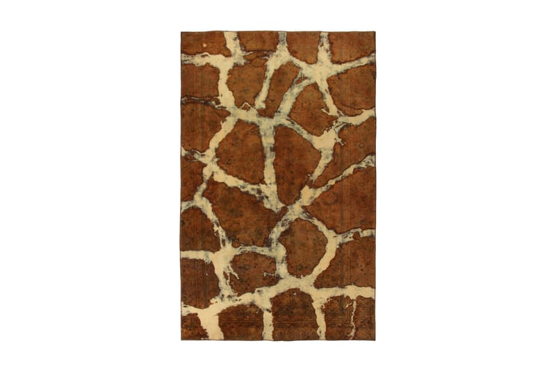 Handknuten Persisk Matta 167x272 cm Vintage - Guld/Brun - Persisk matta - Orientalisk matta
