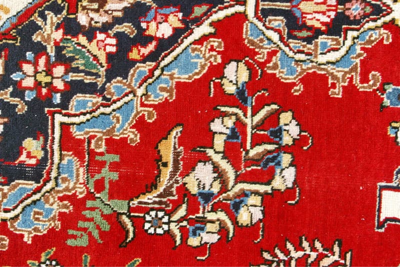 Handknuten Persisk Patinamatta 245x335 cm - Röd/Mörkblå - Textil & mattor - Matta - Orientalisk matta - Persisk matta