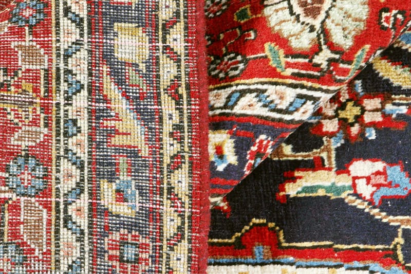 Handknuten Persisk Patinamatta 245x335 cm - Röd/Mörkblå - Textil & mattor - Matta - Orientalisk matta - Persisk matta