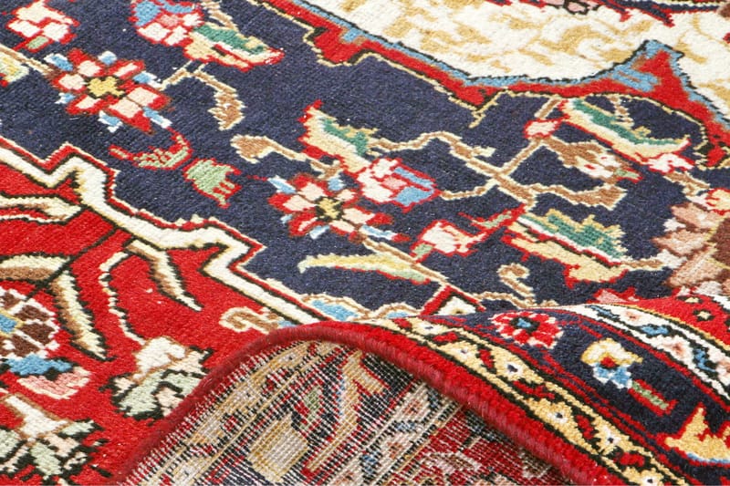 Handknuten Persisk Patinamatta 245x335 cm - Röd/Mörkblå - Textil & mattor - Matta - Orientalisk matta - Persisk matta