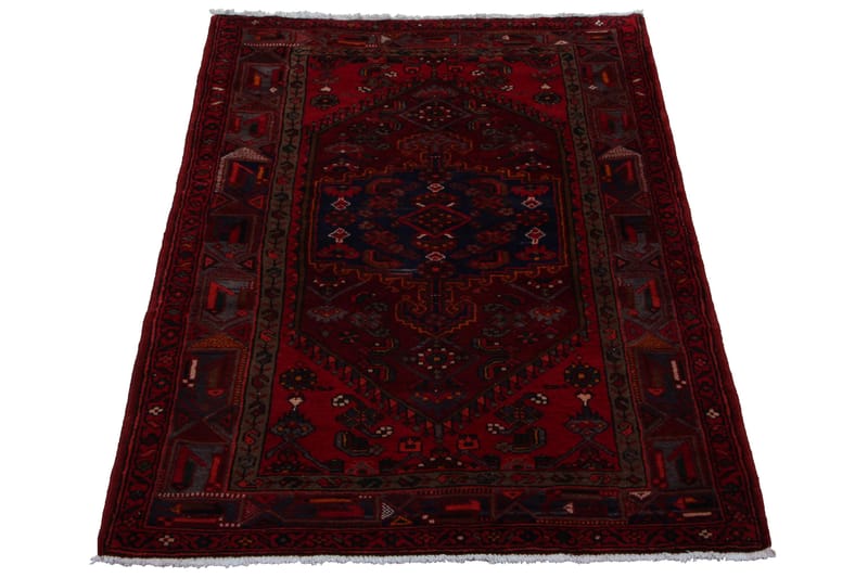 Handknuten Persisk Matta 128x207 cm - Röd/Brun - Textil & mattor - Matta - Orientalisk matta - Persisk matta