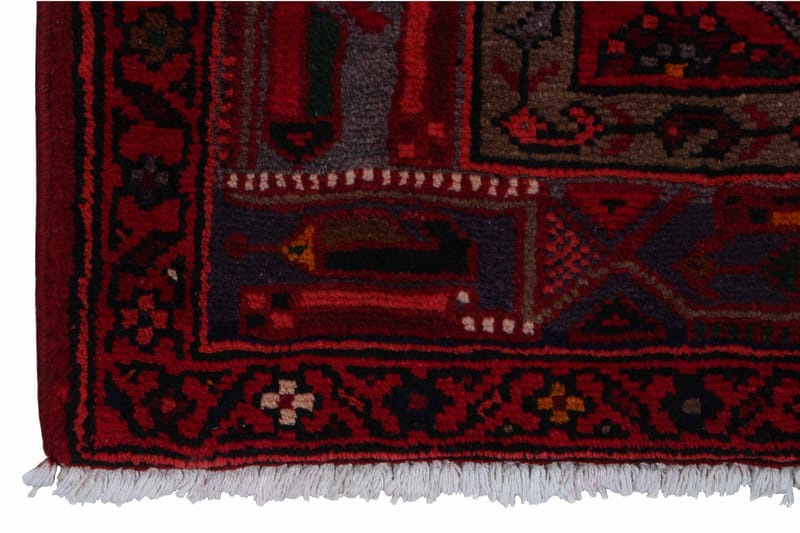 Handknuten Persisk Matta 128x207 cm - Röd/Brun - Textil & mattor - Matta - Orientalisk matta - Persisk matta