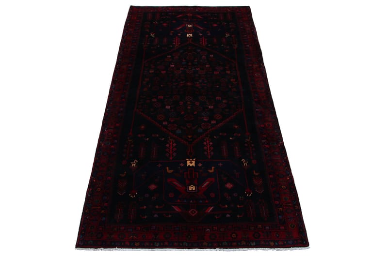 Handknuten Persisk Matta 152x350 cm - Svart/Röd - Textil & mattor - Matta - Orientalisk matta - Persisk matta