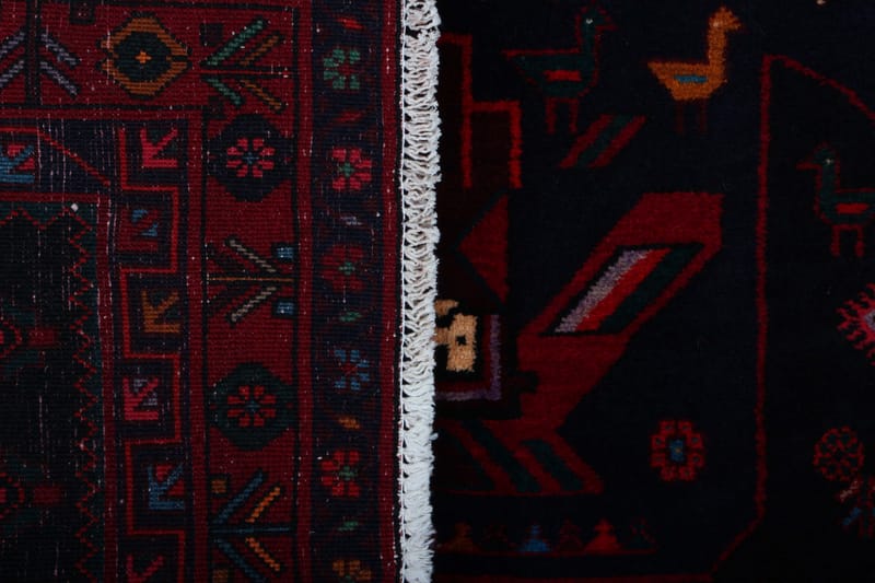 Handknuten Persisk Matta 152x350 cm - Svart/Röd - Textil & mattor - Matta - Orientalisk matta - Persisk matta