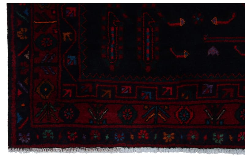 Handknuten Persisk Matta 152x350 cm - Svart/Röd - Textil & mattor - Matta - Orientalisk matta - Persisk matta