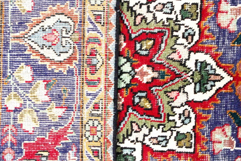 Handknuten Persisk Patchworkmatta 198x290 cm Kelim - Röd/Mörkblå - Textil & mattor - Matta - Orientalisk matta - Persisk matta