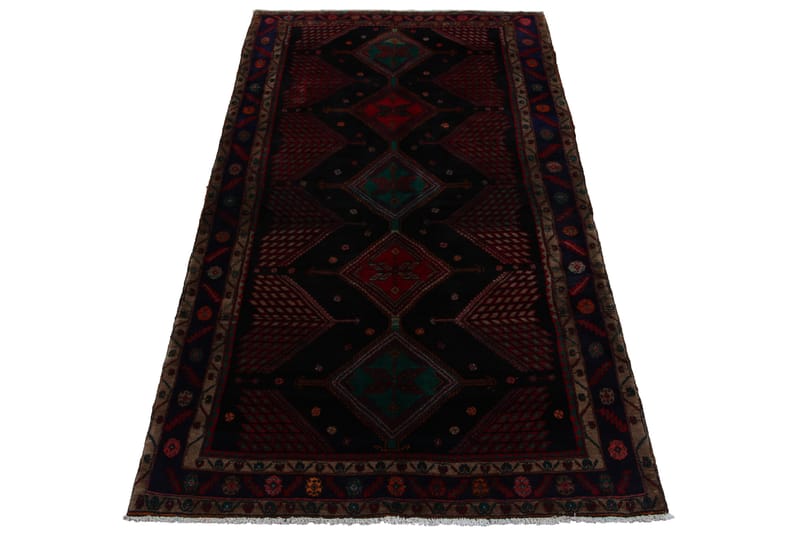 Handknuten Persisk Matta 158x305 cm - Svart/Mörkröd - Textil & mattor - Matta - Orientalisk matta - Persisk matta