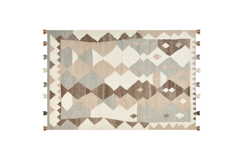 Kelimmatta Aralez 200x300 cm - Beige - Små mattor - Kelimmatta - Mönstrad matta - Stor matta
