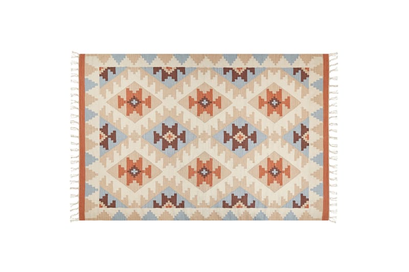 Kelimmatta Dilijan 200x300 cm - Beige - Små mattor - Kelimmatta - Mönstrad matta - Stor matta