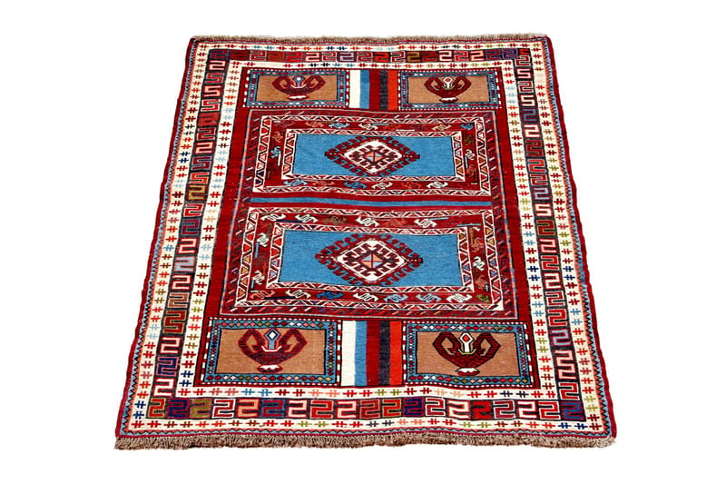 Handknuten Persisk Matta Varni 98x136 cm Kelim - Flerfärgad - Textil & mattor - Matta - Orientalisk matta - Kelimmatta