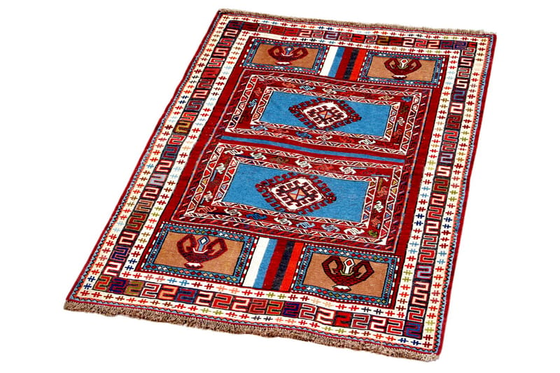 Handknuten Persisk Matta Varni 98x136 cm Kelim - Flerfärgad - Textil & mattor - Matta - Orientalisk matta - Kelimmatta