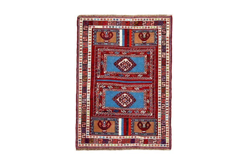 Handknuten Persisk Matta Varni 98x136 cm Kelim - Flerfärgad - Textil & mattor - Matta - Orientalisk matta - Kelimmatta