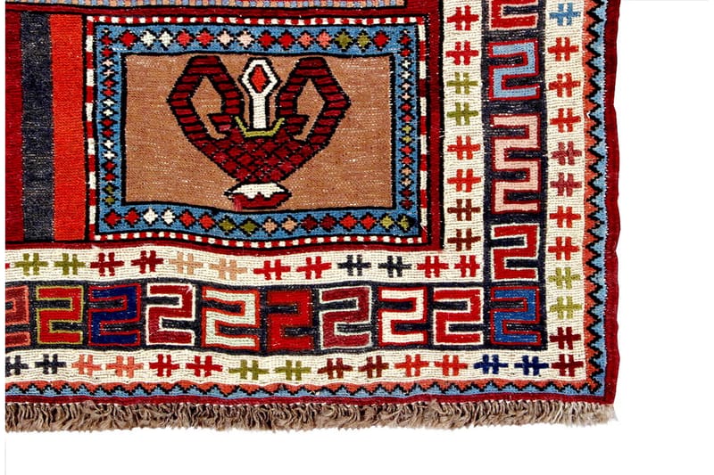 Handknuten Persisk Matta Varni 98x136 cm Kelim - Flerfärgad - Textil & mattor - Matta - Orientalisk matta - Kelimmatta