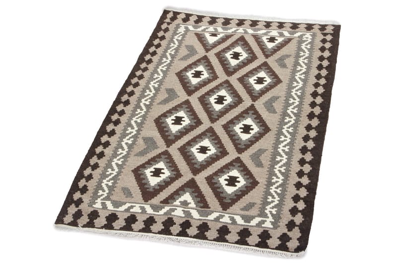 Handknuten Persisk Matta 108x180 cm Kelim - Creme/Beige/Brun - Textil & mattor - Matta - Orientalisk matta - Kelimmatta