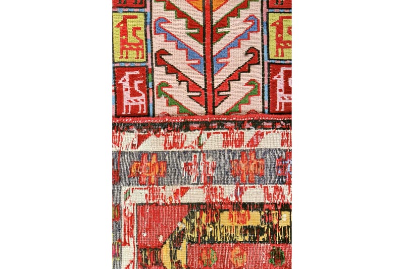 Handknuten Persisk Matta Varni 110x150 cm Kelim - Röd/Mörkblå - Textil & mattor - Matta - Orientalisk matta - Kelimmatta