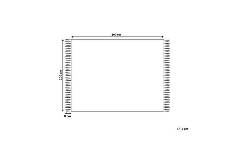 Kelimmatta Niavan 200x300 cm - Beige - Kelimmatta