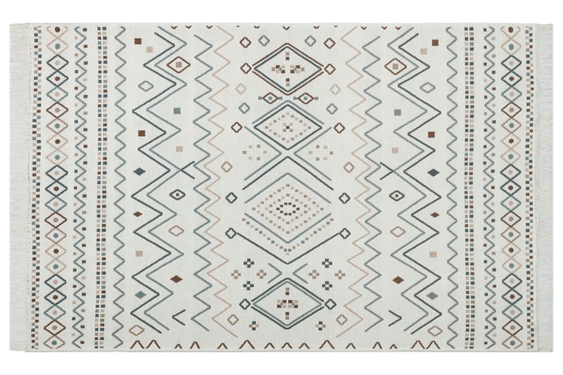 Matta Eko Hali 80x150 cm - Beige/Blå/Vit - Textil & mattor - Matta - Orientalisk matta - Persisk matta