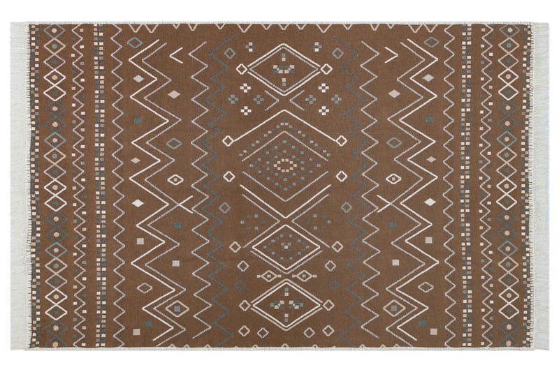 Matta Eko Hali 80x150 cm - Beige/Blå/Vit - Textil & mattor - Matta - Orientalisk matta - Persisk matta