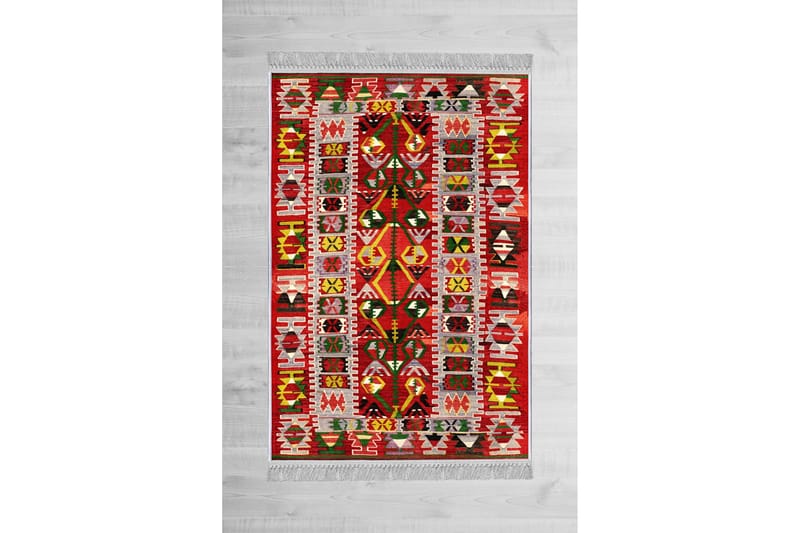 Matta Homefesto 100x200 cm - Multifärgad/Sammet - Textil & mattor - Matta - Orientalisk matta - Persisk matta