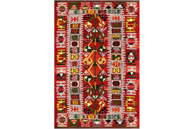 Matta Homefesto 100x200 cm - Multifärgad/Sammet - Textil & mattor - Matta - Orientalisk matta - Persisk matta