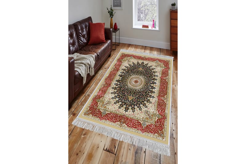 Matta Homefesto 100x200 cm - Multifärgad/Sammet - Textil & mattor - Matta - Orientalisk matta - Persisk matta