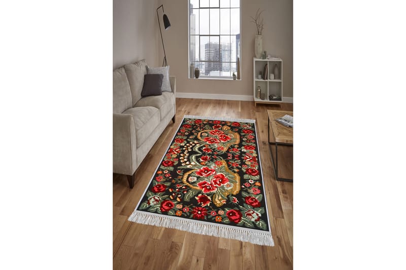 Matta Homefesto 100x200 cm - Multifärgad/Sammet - Textil & mattor - Matta - Orientalisk matta - Persisk matta