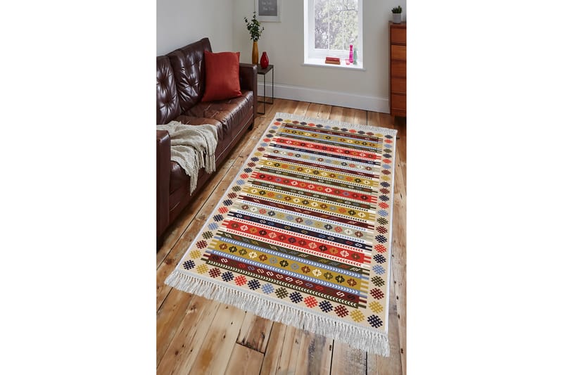 Matta Homefesto 100x200 cm - Multifärgad/Sammet - Textil & mattor - Matta - Orientalisk matta - Persisk matta