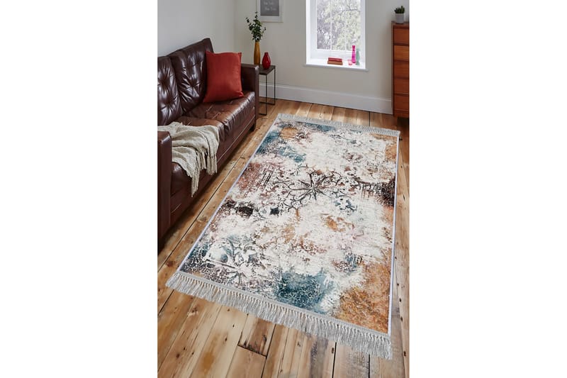 Matta Homefesto 100x200 cm - Multifärgad/Sammet - Textil & mattor - Matta - Orientalisk matta - Persisk matta