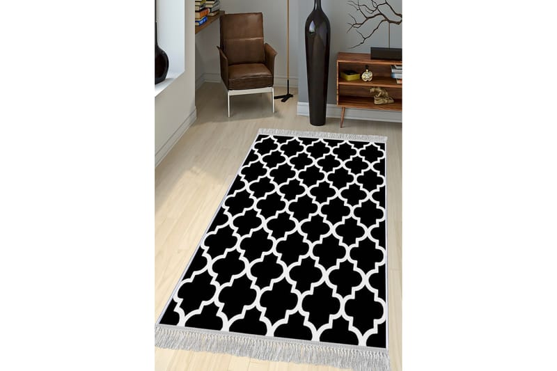 Matta Homefesto 100x300 cm - Multifärgad/Sammet - Små mattor - Orientalisk matta - Stor matta - Persisk matta