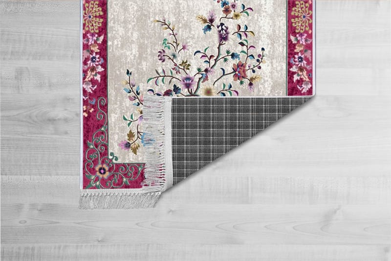 Matta Homefesto 100x300 cm - Multifärgad/Sammet - Textil & mattor - Matta - Orientalisk matta - Persisk matta