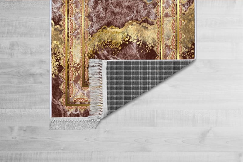 Matta Homefesto 140x220 cm - Multifärgad/Sammet - Små mattor - Orientalisk matta - Stor matta - Persisk matta