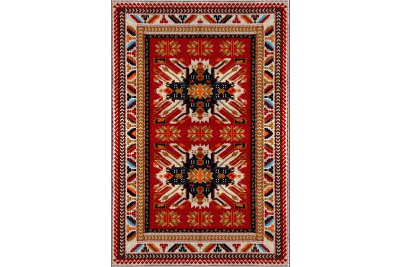 Matta Homefesto 140x220 cm - Multifärgad/Sammet - Textil & mattor - Matta - Orientalisk matta - Persisk matta