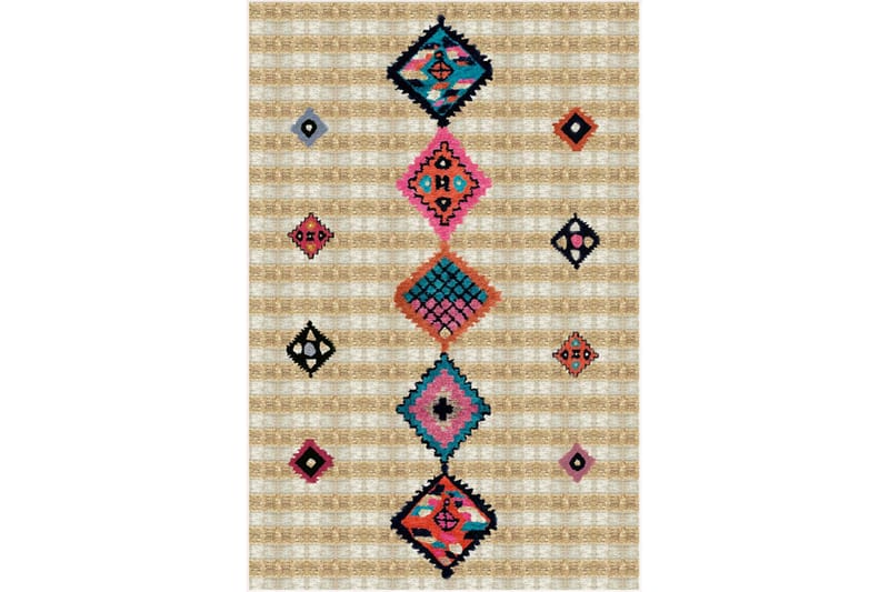 Matta Homefesto 160x230 cm - Multifärgad/Sammet - Små mattor - Orientalisk matta - Stor matta - Persisk matta