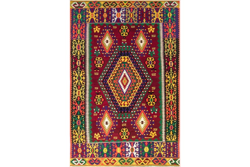 Matta Homefesto 180x280 cm - Multifärgad/Sammet - Textil & mattor - Matta - Orientalisk matta - Persisk matta