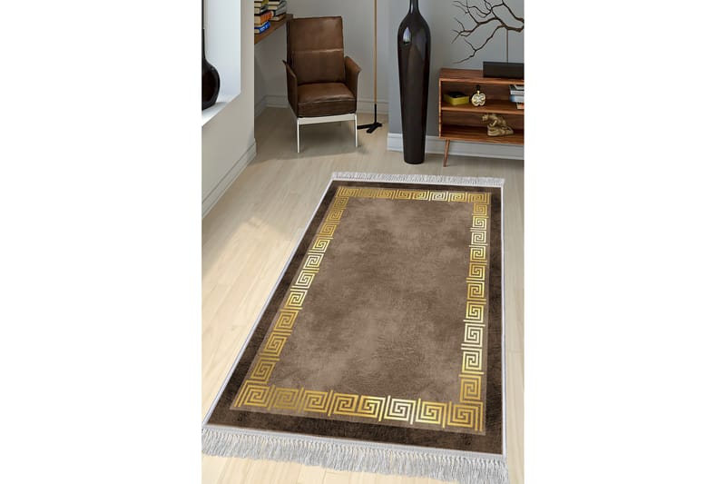 Matta Homefesto 80x120 cm - Multifärgad/Sammet - Små mattor - Orientalisk matta - Stor matta - Persisk matta