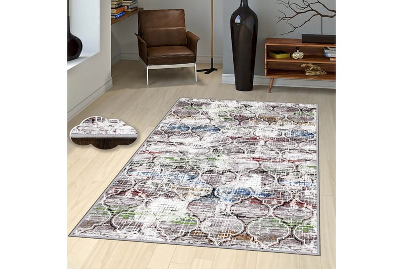 Matta Homefesto 80x150 cm - Multifärgad - Små mattor - Orientalisk matta - Stor matta - Persisk matta