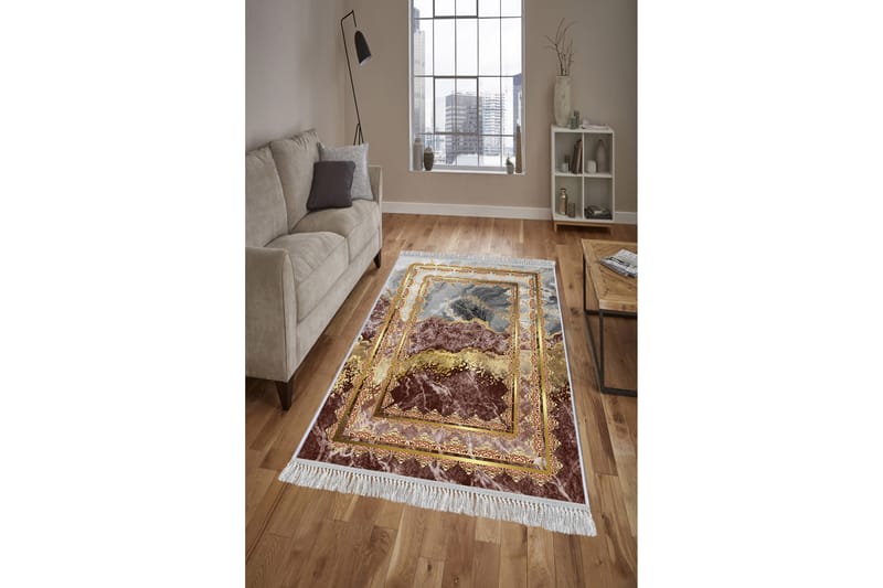 Matta Homefesto 80x200 cm - Multifärgad/Sammet - Textil & mattor - Matta - Orientalisk matta - Persisk matta