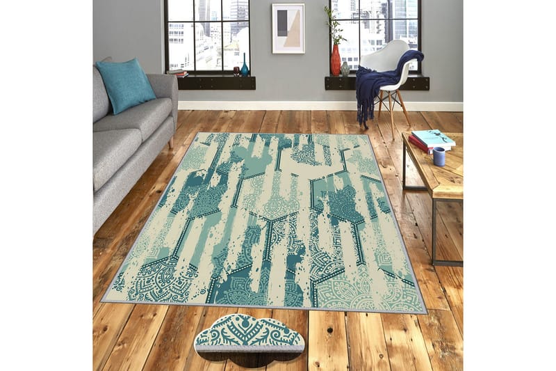 Matta Homefesto 80x300 cm - Multifärgad - Små mattor - Orientalisk matta - Stor matta - Persisk matta