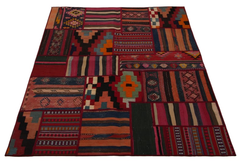 Handknuten Persisk Matta 154x205 cm Kelim - Flerfärgad - Textil & mattor - Matta - Orientalisk matta - Patchwork matta