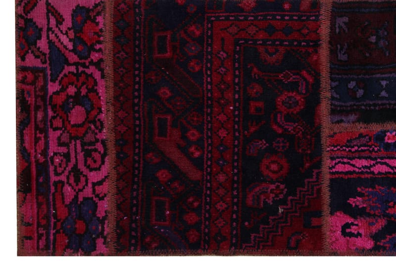 Handknuten Persisk Patchwork Ullmatta 173x219 cm Garn - Flerfärgad - Textil & mattor - Matta - Orientalisk matta - Patchwork matta