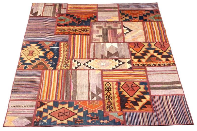 Handknuten Persisk Matta 154x205 cm Kelim - Flerfärgad - Textil & mattor - Matta - Orientalisk matta - Patchwork matta