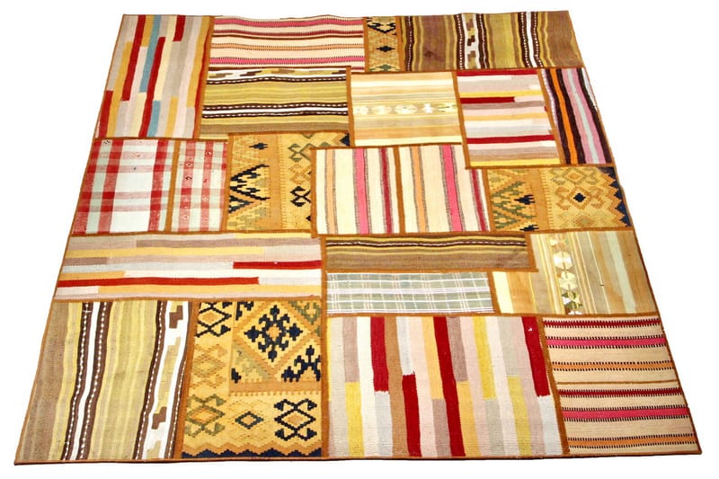 Handknuten Persisk Matta 154x209 cm Kelim - Flerfärgad - Textil & mattor - Matta - Orientalisk matta - Patchwork matta