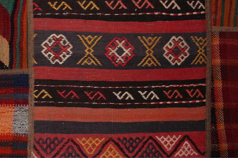 Handknuten Persisk Matta 155x206 cm Kelim - Flerfärgad - Textil & mattor - Matta - Orientalisk matta - Patchwork matta