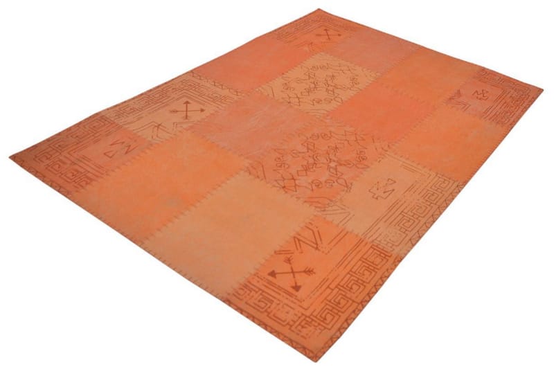 Matta Gesslick Melfe 120x170 cm Orange/Flerfärgad - D-Sign - Textil & mattor - Matta - Orientalisk matta - Patchwork matta