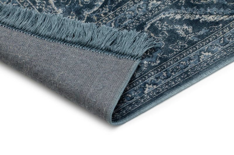 Matta Casablanca Kashan 160x230 - Blå - Små mattor - Orientalisk matta - Stor matta - Persisk matta