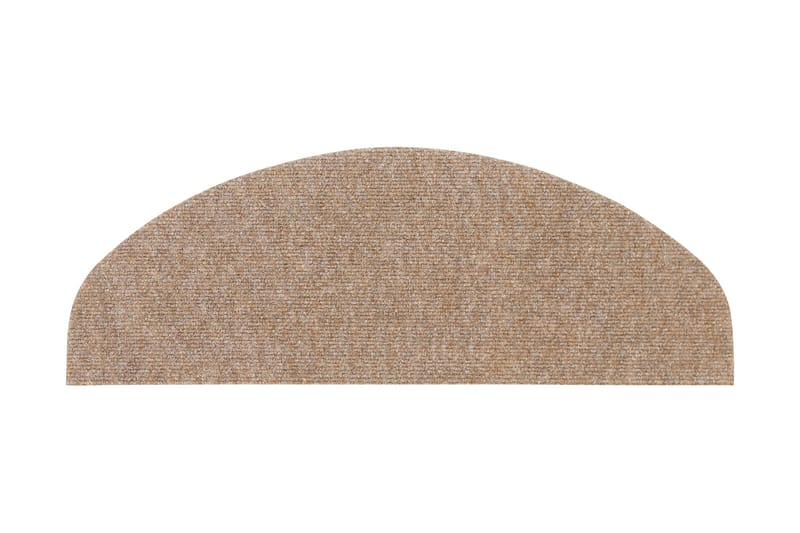 Trappmatta 27x64 cm Beige 15-pack - Hestia - Trappstegsmatta - Små mattor - Stor matta