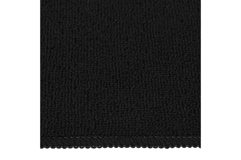 Trappstegmattor 15 st 75x20 cm svart halkfri - Svart - Textil & mattor - Matta - Specialmatta - Trappstegsmatta