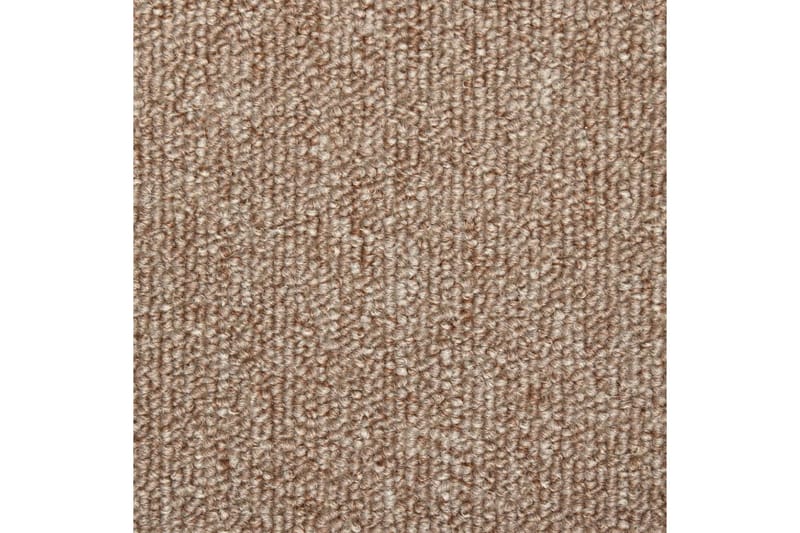 Trappstegsmattor 15 st 65x25 cm ljusbrun - Brun - Stor matta - Trappstegsmatta - Små mattor